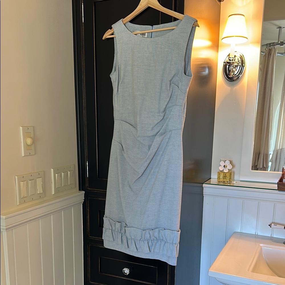 Sara Campbell Chambray Blue Midi Dress